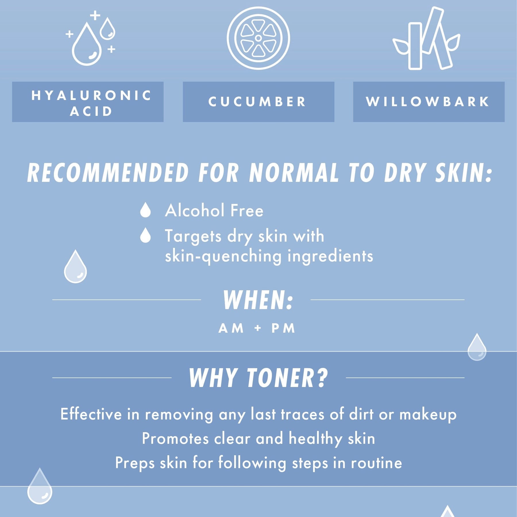 Waterfall Gentle Tonic - Dewy Nourishing Skin Moisture