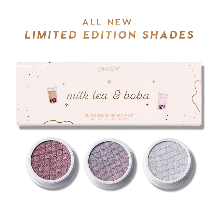 Milk Tea and Boba - Luminous Vibrant Eye Favorite